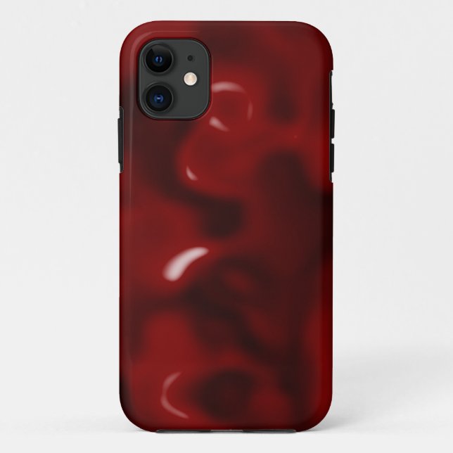 flüssig rot Case-Mate iPhone hülle (Rückseite)