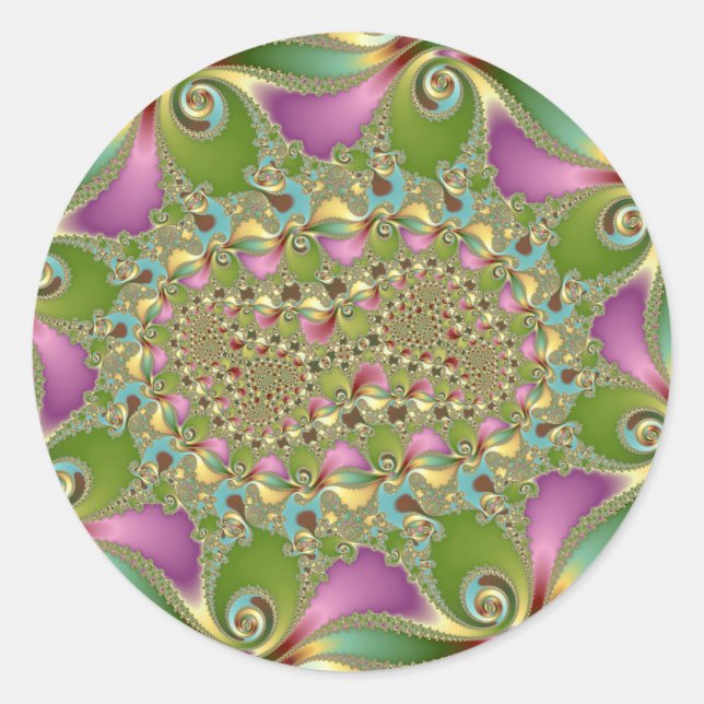 flüssig runder aufkleber (Vorderseite)