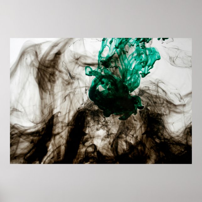 Flüssig-Tinte-Poster Poster (Vorne)