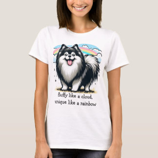 flüssig wie eine Wolke, einzigartig wie ein Regenb T-Shirt