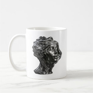 Flüssige Chrome-Göttin Kaffeetasse