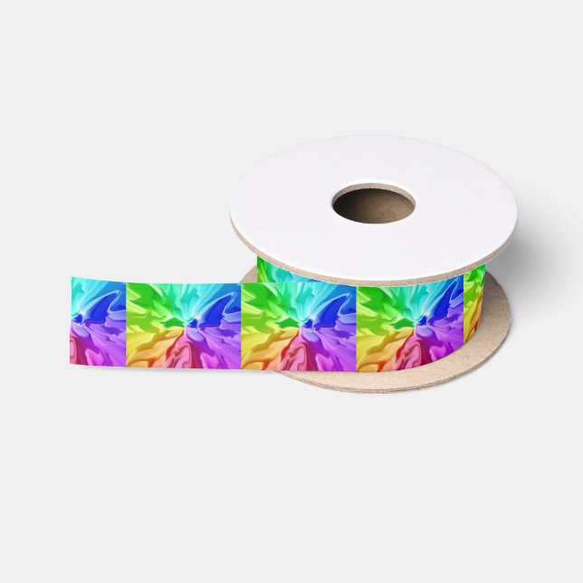 Flüssige Farbe Satinband (Spule)