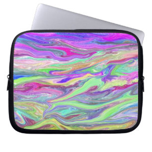 Flüssige Farbelektronik-Tasche Laptopschutzhülle