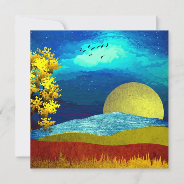 Flüssige Himmelslandschaft (Vorderseite)