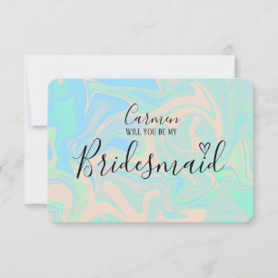 Flüssige Imitate holografische irisierende Textur