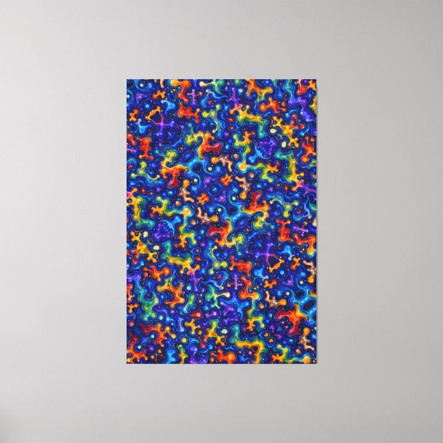 Flüssige Kunst Leinwanddruck (Vorderseite)
