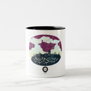 Flüssige Medien Zweifarbige Tasse