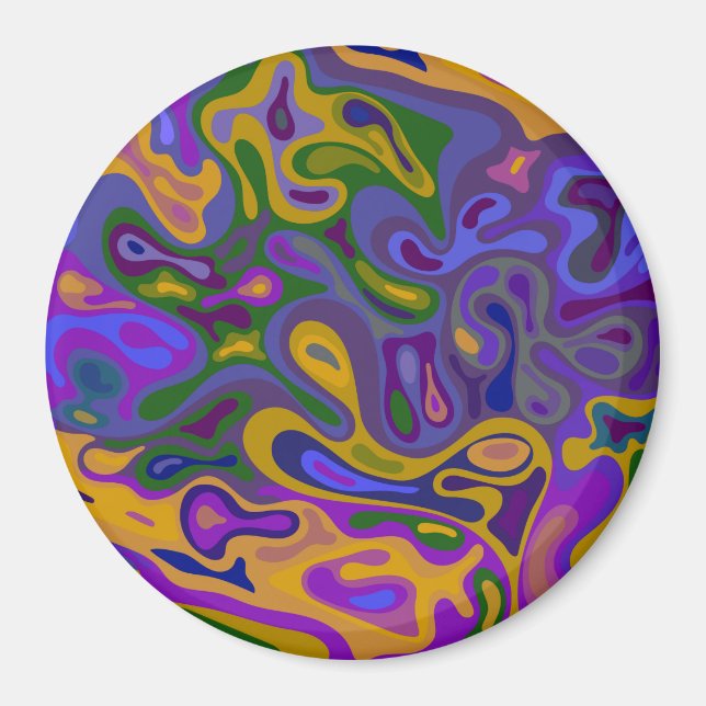 Flüssige Oberfläche 11 Magnet (Vorne)