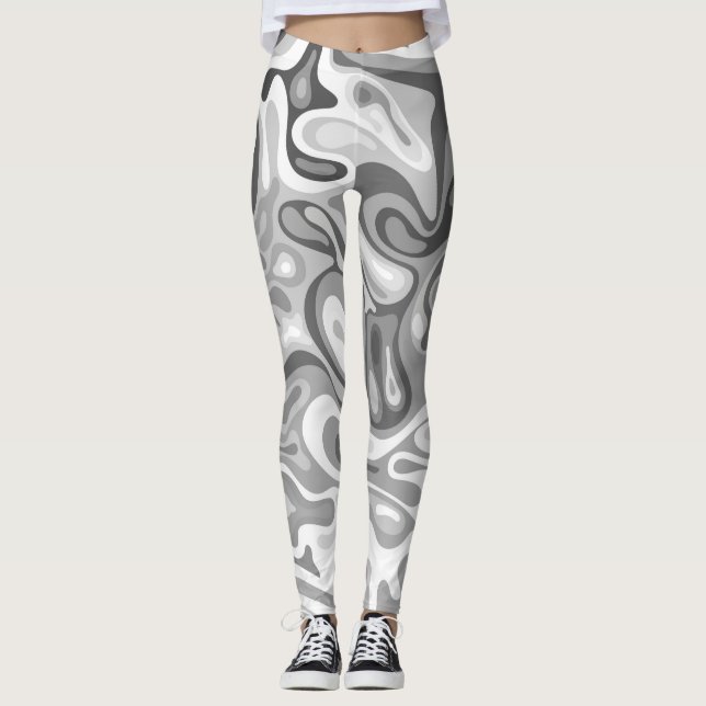 Flüssige Oberfläche 13 Leggings (Vorderseite)