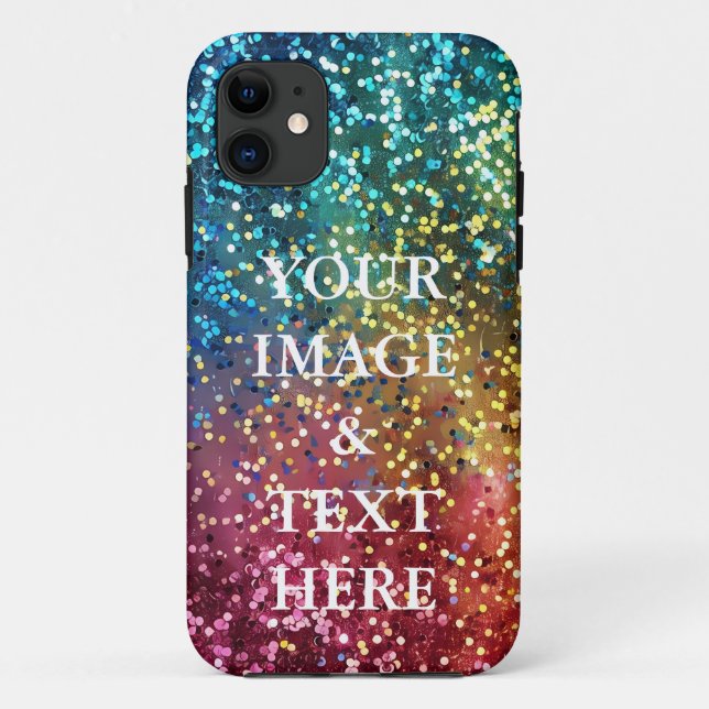 Flüssige Rainbow-Farbe Case-Mate iPhone Hülle (Rückseite)