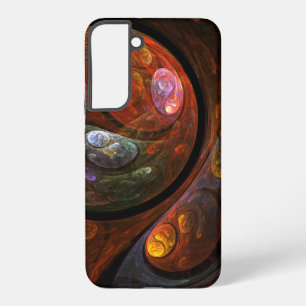 Flüssige Verbindung Moderne Kosmische Abstrakte Ku Samsung Galaxy Hülle