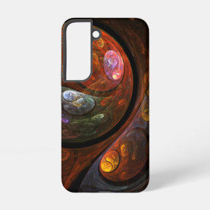 Flüssige Verbindung Moderne Kosmische Abstrakte Ku Samsung Galaxy Hülle