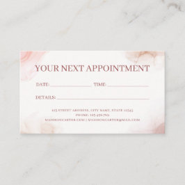 Flüssiger Alkoholtink Terminkarte