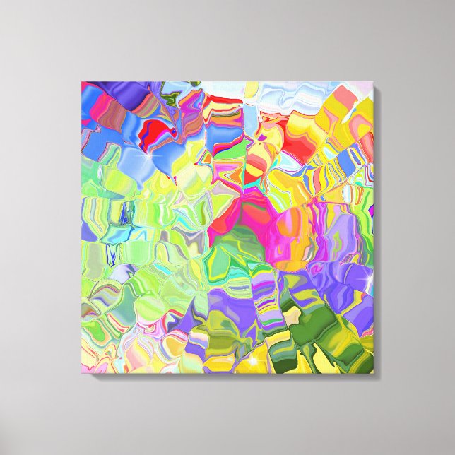 Flüssiger Farbüberzug für Canvas Leinwanddruck (Vorderseite)