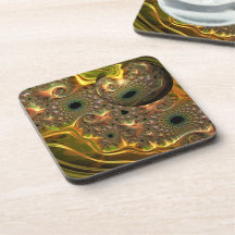 Flüssiger Gold-Fraktal-Traum