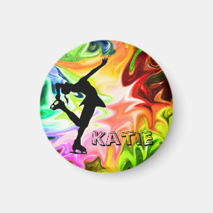 FLÜSSIGER REGENBOGEN U. SKATER MAGNET