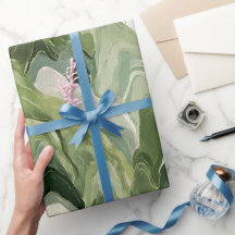 Flüssiges Aquarell Grüner Wald Abstrakte Struktur