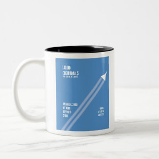 Flüssiges Chemtrails Zweifarbige Tasse