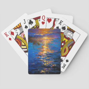 Flüssiges Feuer in der Dämmerung Spielkarten