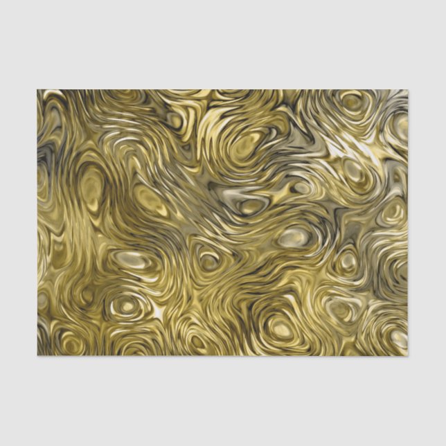 Flüssiges "Gold" Druck-Seidenpapier Seidenpapier (Vorderseite)