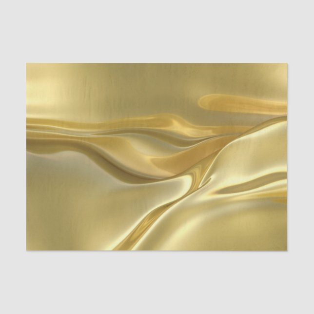Flüssiges Goldseidenpapier Seidenpapier (Vorderseite)