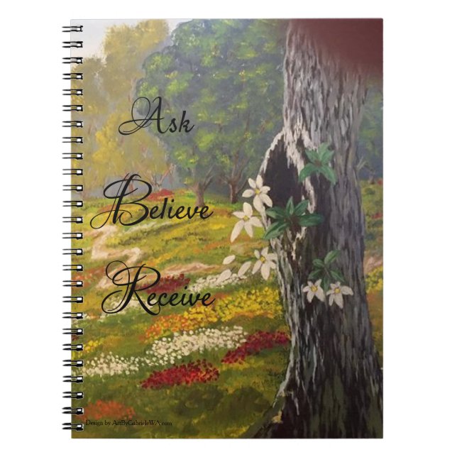 Flüssiges Kunst-Notizbuch Notizblock (Vorderseite)