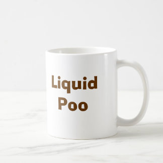 Flüssiges Poo Kaffeetasse