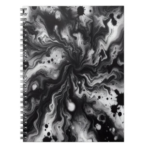 Flüssiges Tie-Dye Notizbuch Notizblock