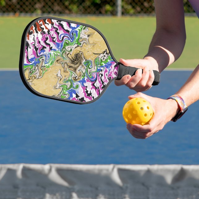 Flüssigfarben Pickleball Schläger (InSitu)