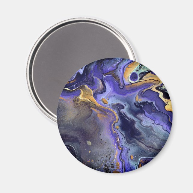 Flüssiggalaxie 1 magnet (Vorderseite/Rückseite)