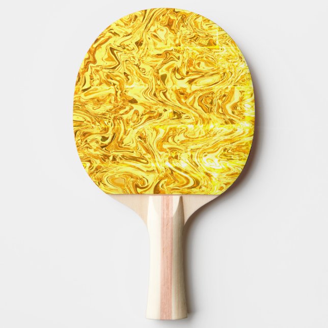 Flüssiggold Tischtennis Schläger (Vorderseite)