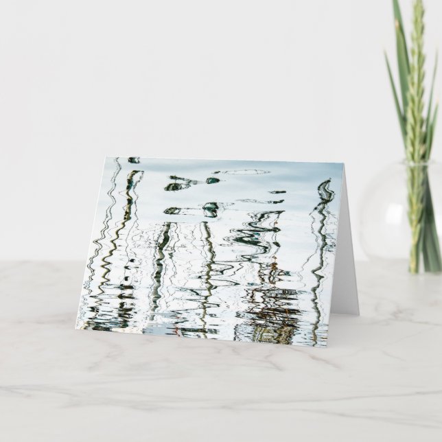 Flüssigkeit bemastet leere Karte (Vorderseite)