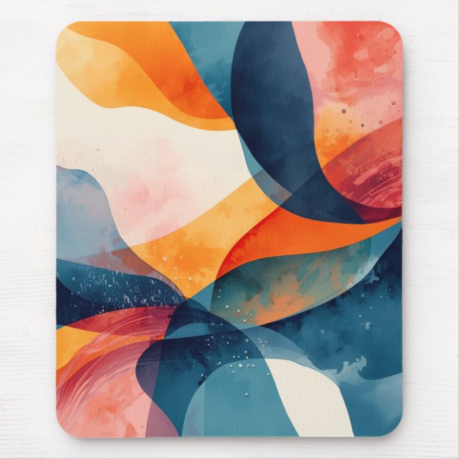 "Flüssigkeitsdynamik" Mousepad (Vorne)