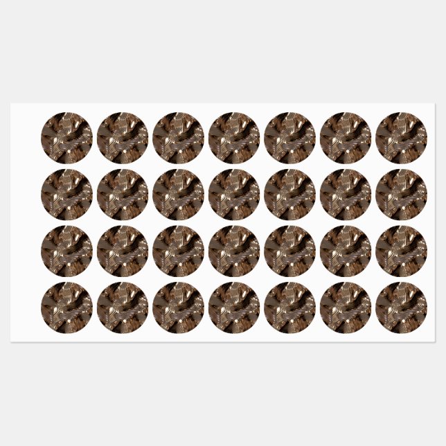 Flüssigmetall Etiketten (Blatt)