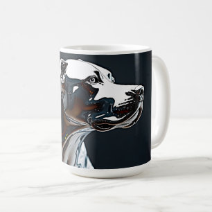 Flüssigmetall-Hunde-Kunst Kaffeetasse