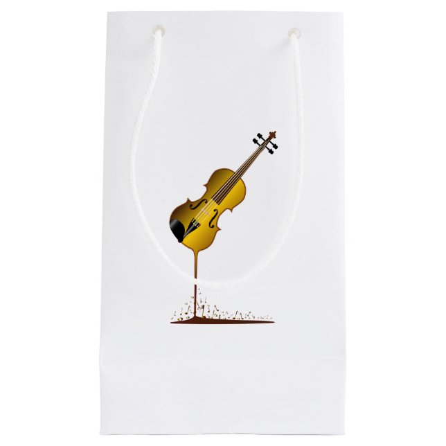 Flüssigviolett Kleine Geschenktüte (Vorderseite)
