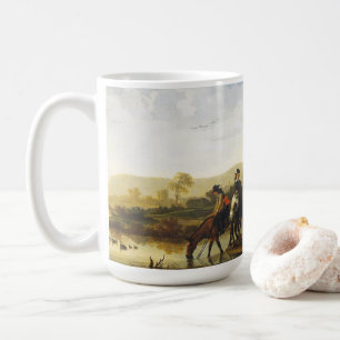 Flusslandschaft mit den Fahrern Aelbert Cuyp Kaffeetasse