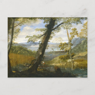 Flusslandschaft von Annibale Carracci Postkarte