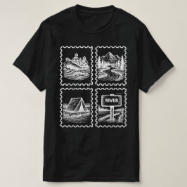 Flussleben beim Rafting T-Shirt