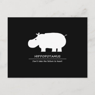 Flusspferd (カバ) postkarte