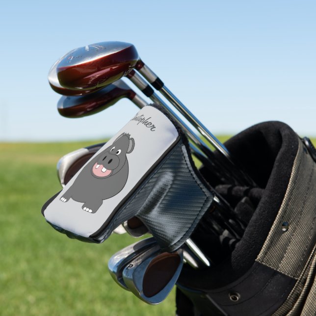 Flusspferd-Design Golf Headcover (In Situ)