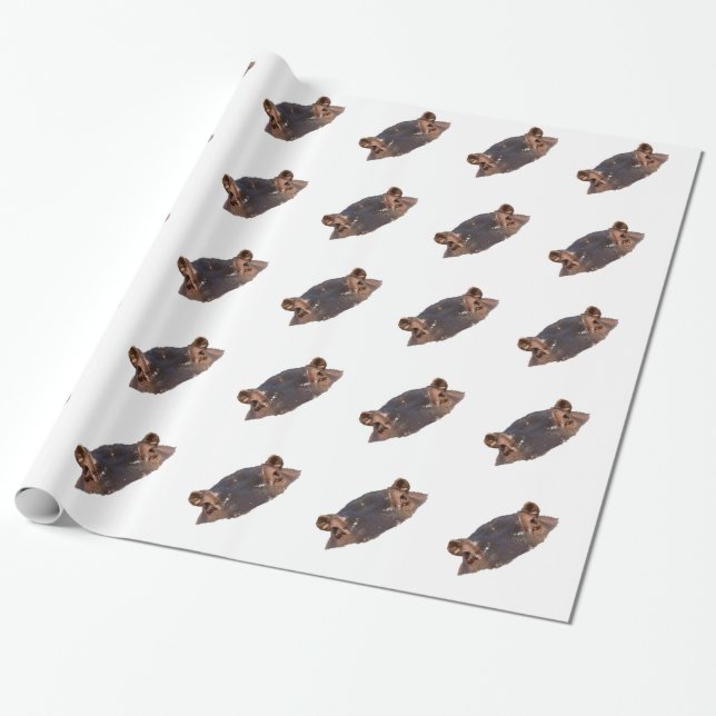 Flusspferd Geschenkpapier (Ungerollt)