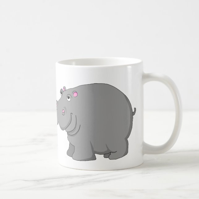 Flusspferd Kaffeetasse (Rechts)