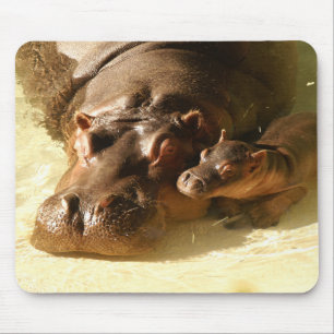 Flusspferd mousepad