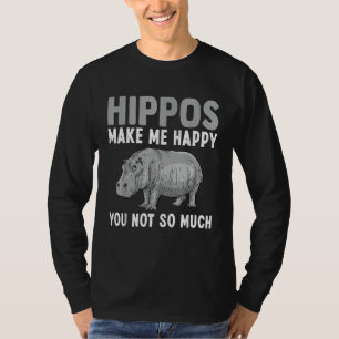 Flusspferd Safari Nilpferde Tier Cool Nilpferd Män T-Shirt