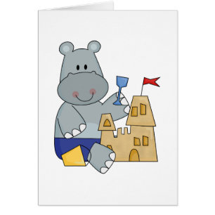 Flusspferd-Sand-Schloss-T - Shirts und Geschenke