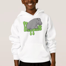 Flusspferd schwer - Grün Hoodie