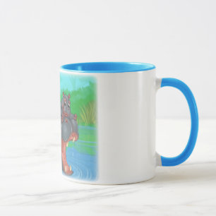 Flusspferd-Spritzen Tasse
