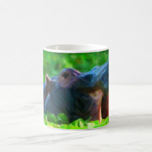 Flusspferd-Tasse Kaffeetasse