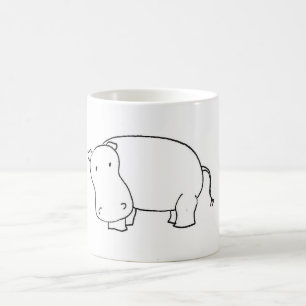 Flusspferd-Tasse Kaffeetasse